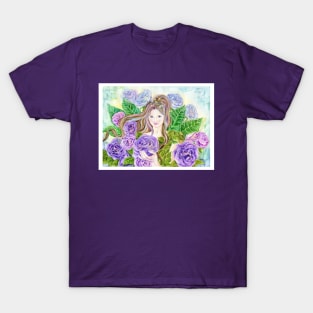 Lilac Mystique Rose Fairy T-Shirt